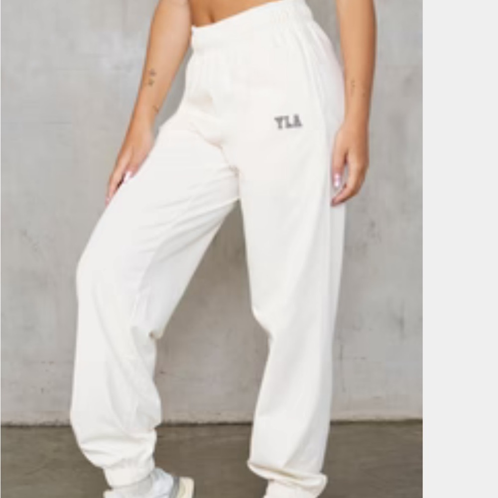 YoungLA Cream TLA Jogger Pants